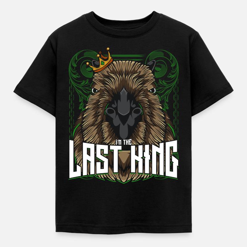 Capybara - Kids' T-Shirt - black