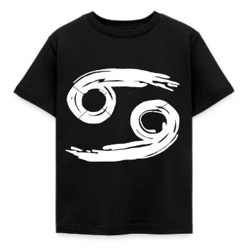 Sternzeichen Krebs - Kinder T-Shirt - Schwarz - Vorne - AI Model Kid Female (0cm)
