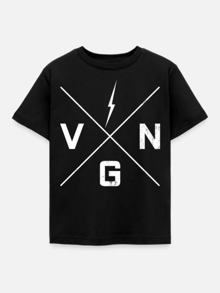 Vegan Power Protein - Kinder T-Shirt - Schwarz