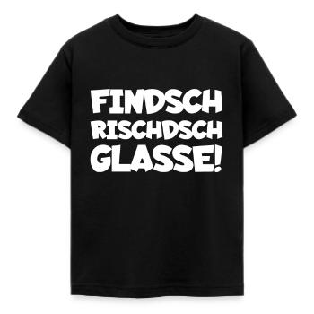 Je pense que c'est vraiment super dialecte saxon saxon - T-shirt Enfant - noir - Devant - AI Model Kid Female (0cm)