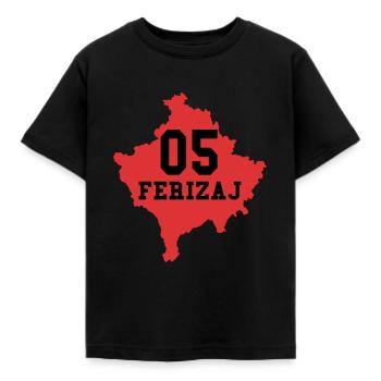 Kosovo Albanie - T-shirt Enfant - noir - Devant - AI Model Kid Female (0cm)