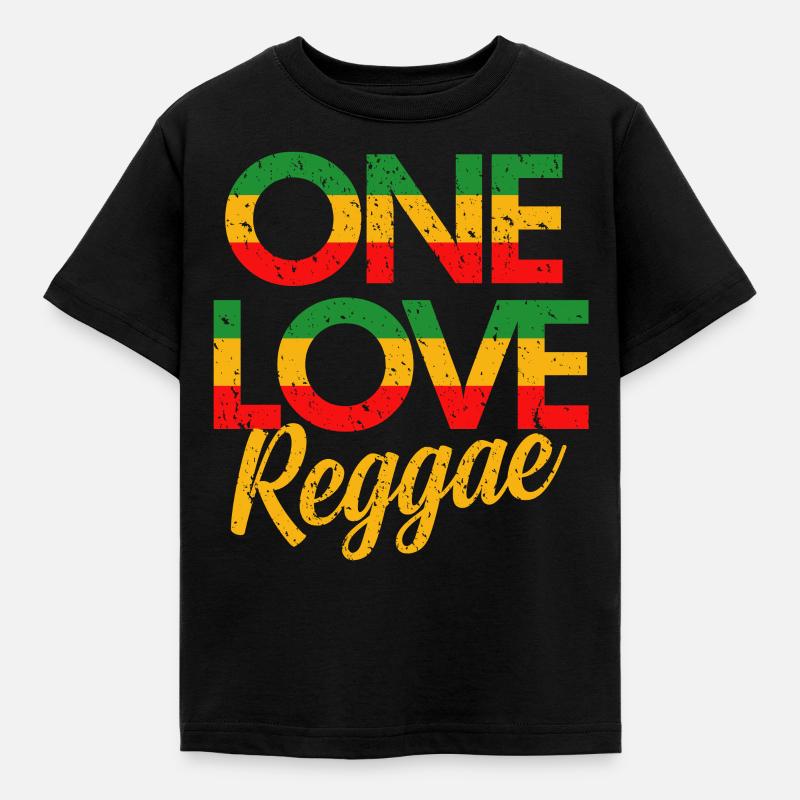 Mélomanes reggae - T-shirt Enfant - noir