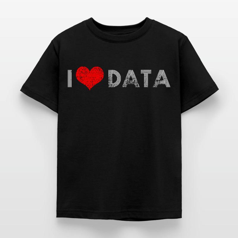 Computer Science Mathematics Data Statistics Kids' T-Shirt