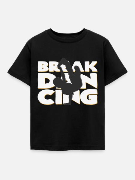 Breakdancing - Kinder T-Shirt - Schwarz