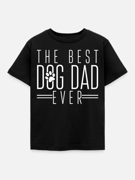 Hundevater Herrchen - Kinder T-Shirt - Schwarz