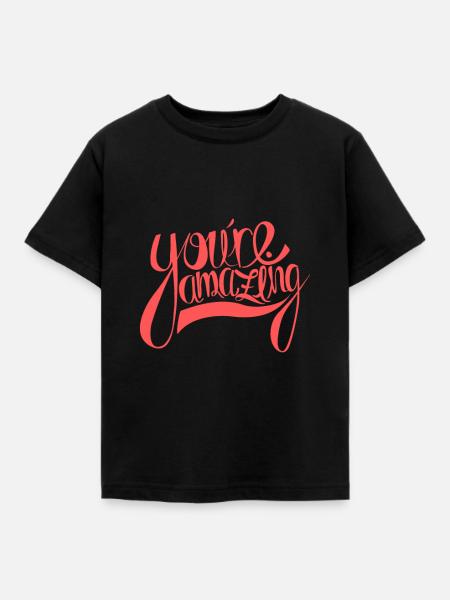 You are amazing - Kinder T-Shirt - Schwarz
