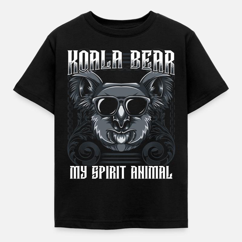koala - T-shirt Enfant - noir