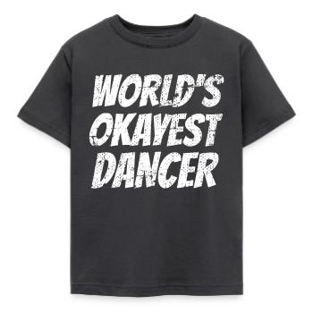 Dance - Kids' T-Shirt - dark grey - Front - AI Model Kid Female (0cm)