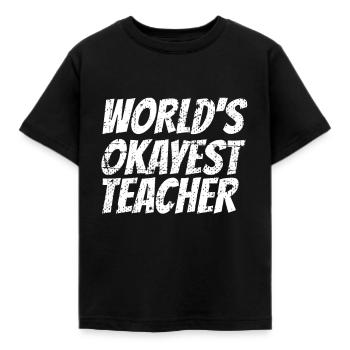 Lehrer - Kinder T-Shirt - Schwarz - Vorne - AI Model Kid Female (0cm)