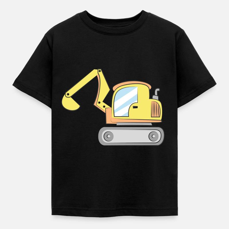 Bagger - Kinder T-Shirt - Schwarz