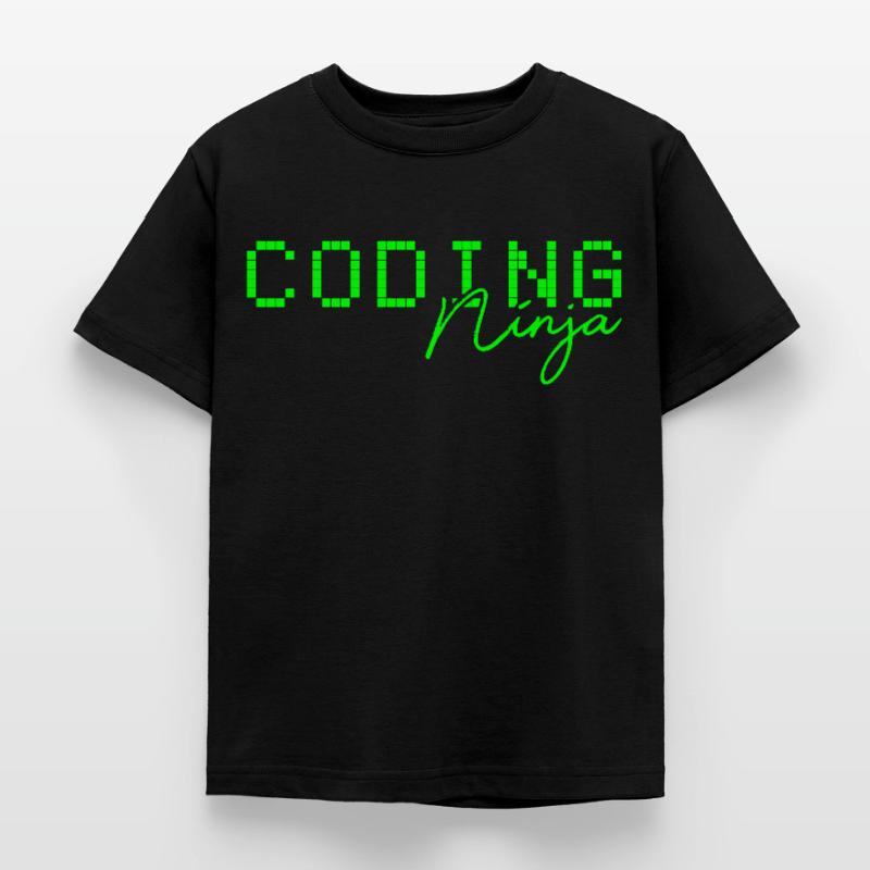 Code Coding Ninja Kinder T-Shirt