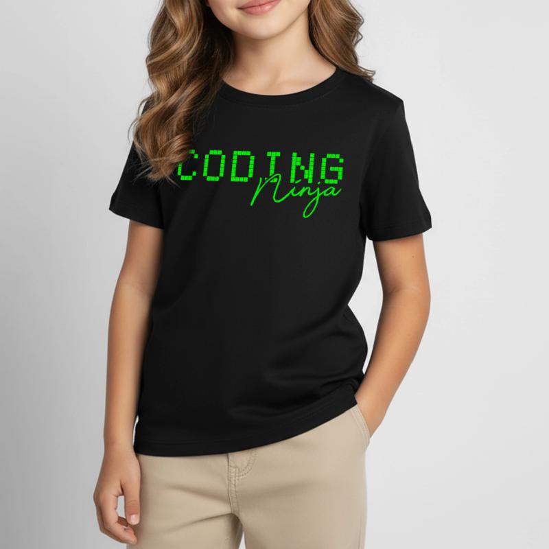 Code Coding Ninja Kinder T-Shirt