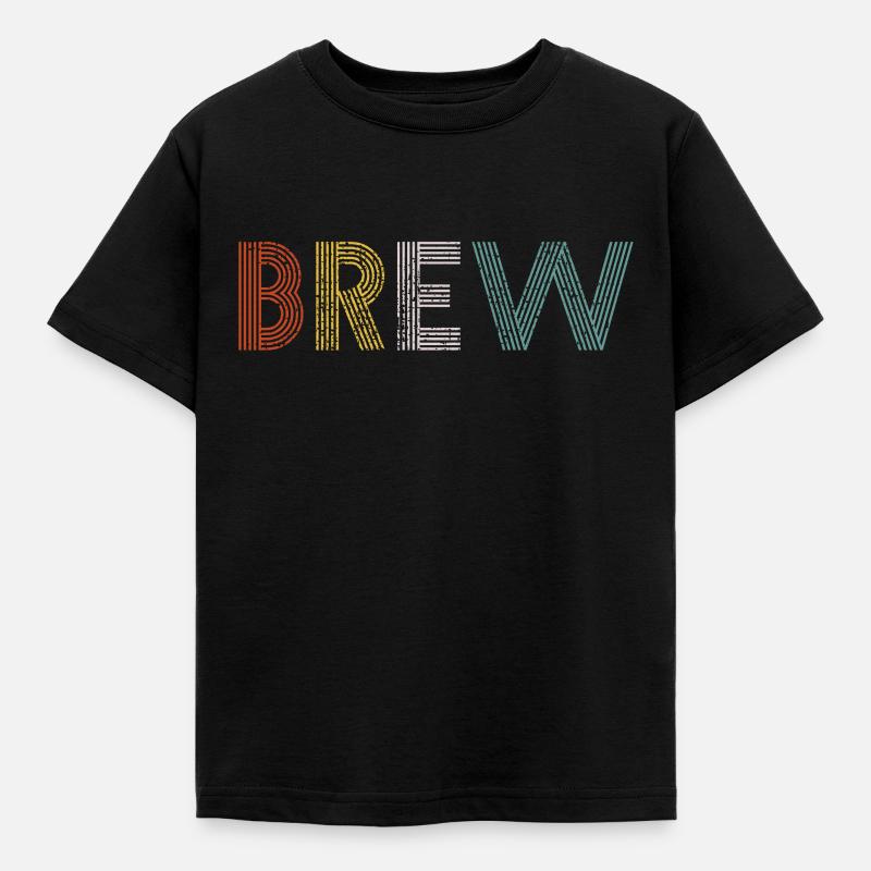 Kaffee Barista - Kinder T-Shirt - Schwarz