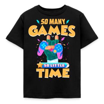 Gaming - T-shirt Enfant - noir - Devant - AI Model Kid Female (0cm)