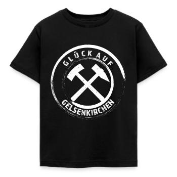 Le bonheur à Gelsenkirchen - T-shirt Enfant - noir - Devant - AI Model Kid Female (0cm)