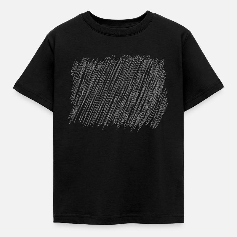 Hachure sans texte - T-shirt Enfant - noir