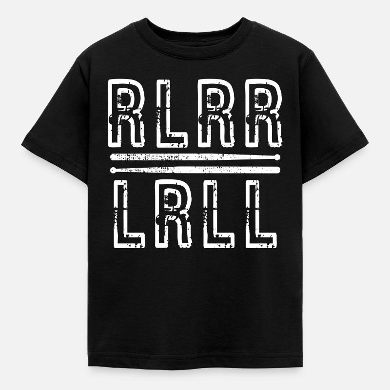 Paradiddle - Kids' T-Shirt - black