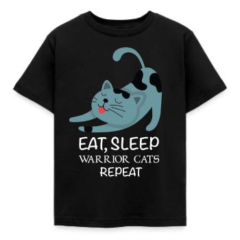Funny Pet Cats Paws Kitty Gifts - Kids' T-Shirt - black - Front - AI Model Kid Female (0cm)
