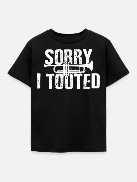 Trompete Trompeten - Kinder T-Shirt - Schwarz