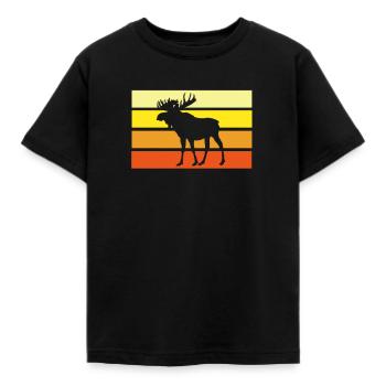 élan - T-shirt Enfant - noir - Devant - AI Model Kid Female (0cm)