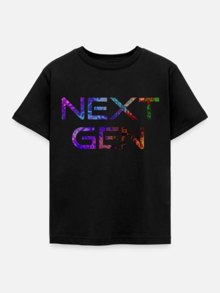 NEXT GEN - Kinder T-Shirt - Schwarz