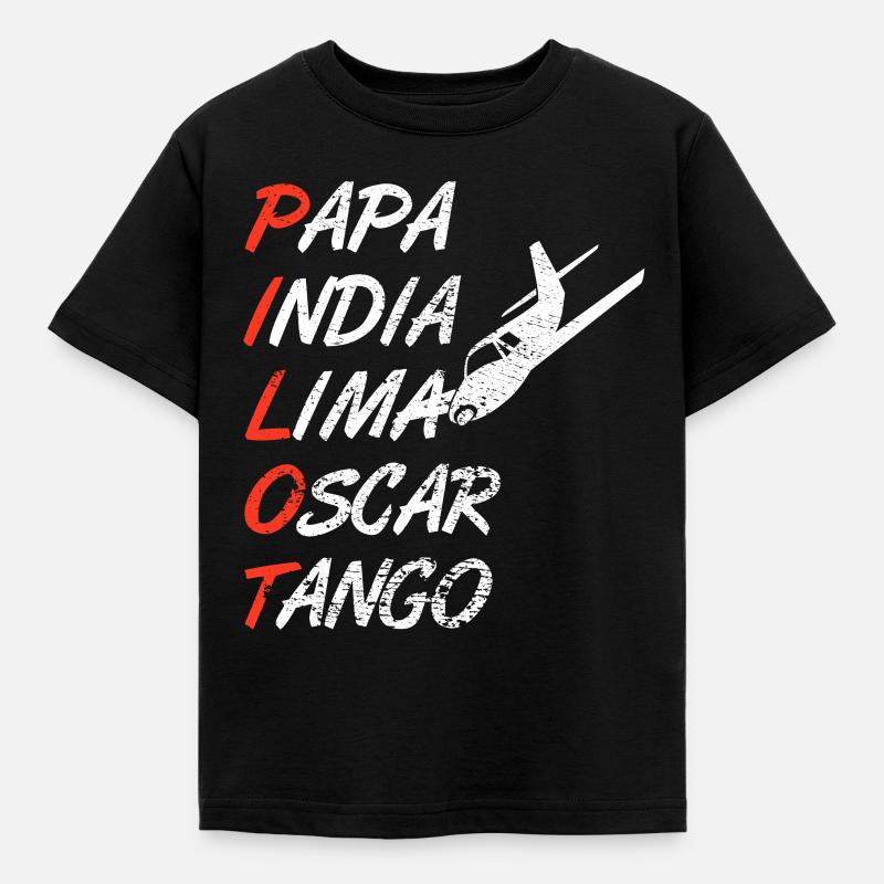 pilote - T-shirt Enfant - noir