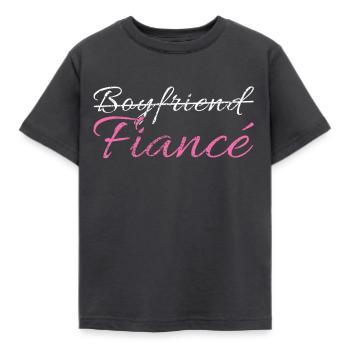 Engagement friend - Kids' T-Shirt - dark grey - Front - AI Model Kid Female (0cm)
