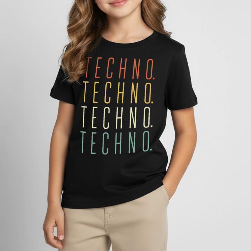Techno Techno Techno Kids' T-Shirt
