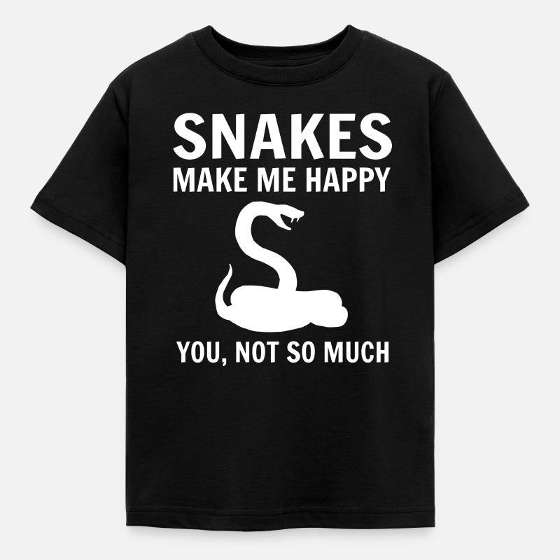 Snake - Kids' T-Shirt - black