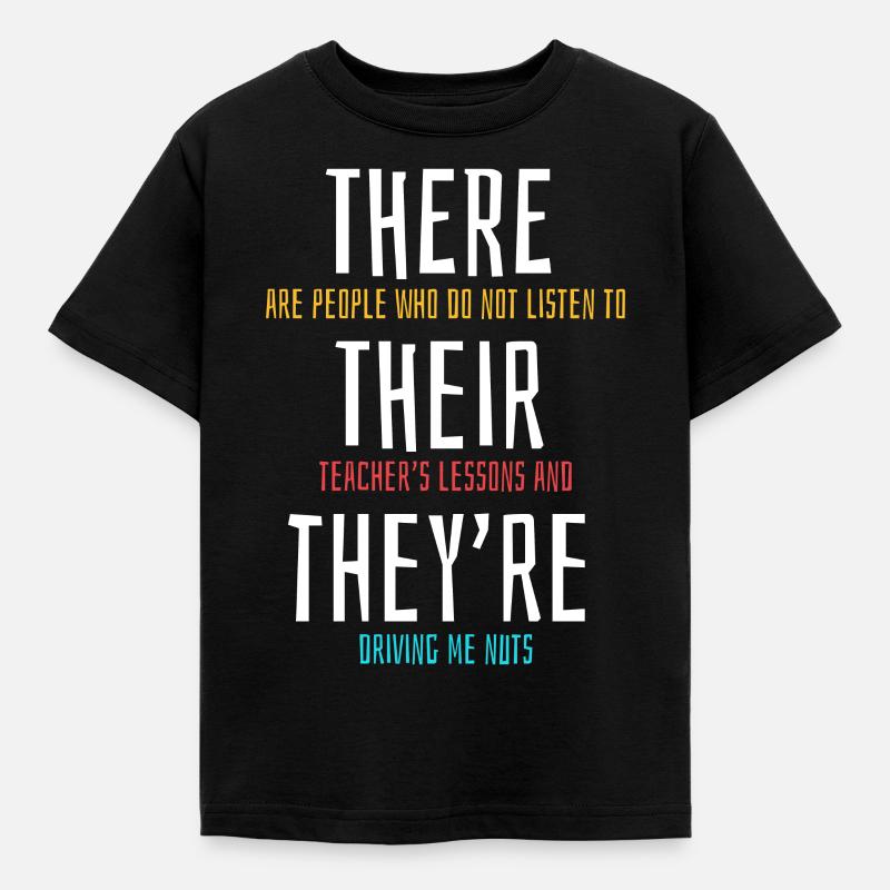 Lehrer - Kinder T-Shirt - Schwarz
