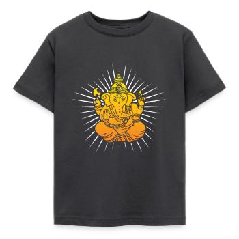 Ganesha - T-shirt Enfant - charbon - Devant - AI Model Kid Female (0cm)