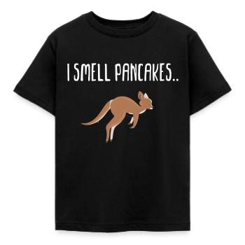 Pfannkuchen - Kinder T-Shirt - Schwarz - Vorne - AI Model Kid Female (0cm)