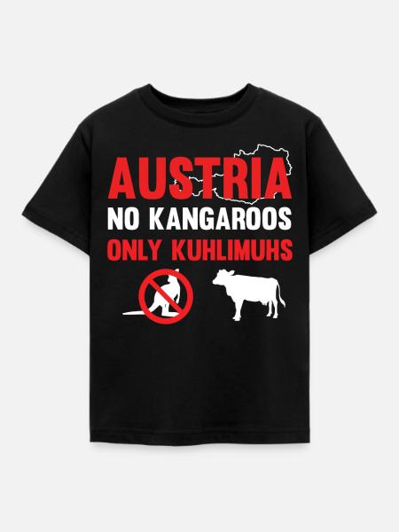 Österreich Austria - Kinder T-Shirt - Schwarz
