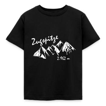 Zugspitze - Kinder T-Shirt - Schwarz - Vorne - AI Model Kid Female (0cm)