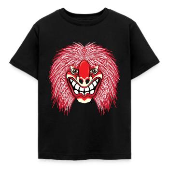 Waggis Maske Basler Fasnacht Morgenstreich Basel - Kinder T-Shirt - Schwarz - Vorne - AI Model Kid Female (0cm)