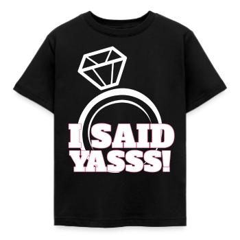 mariage - T-shirt Enfant - noir - Devant - AI Model Kid Female (0cm)
