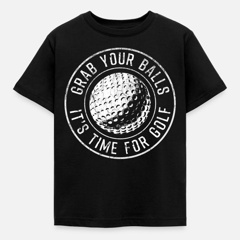 golf - Maglietta per bambini - nero
