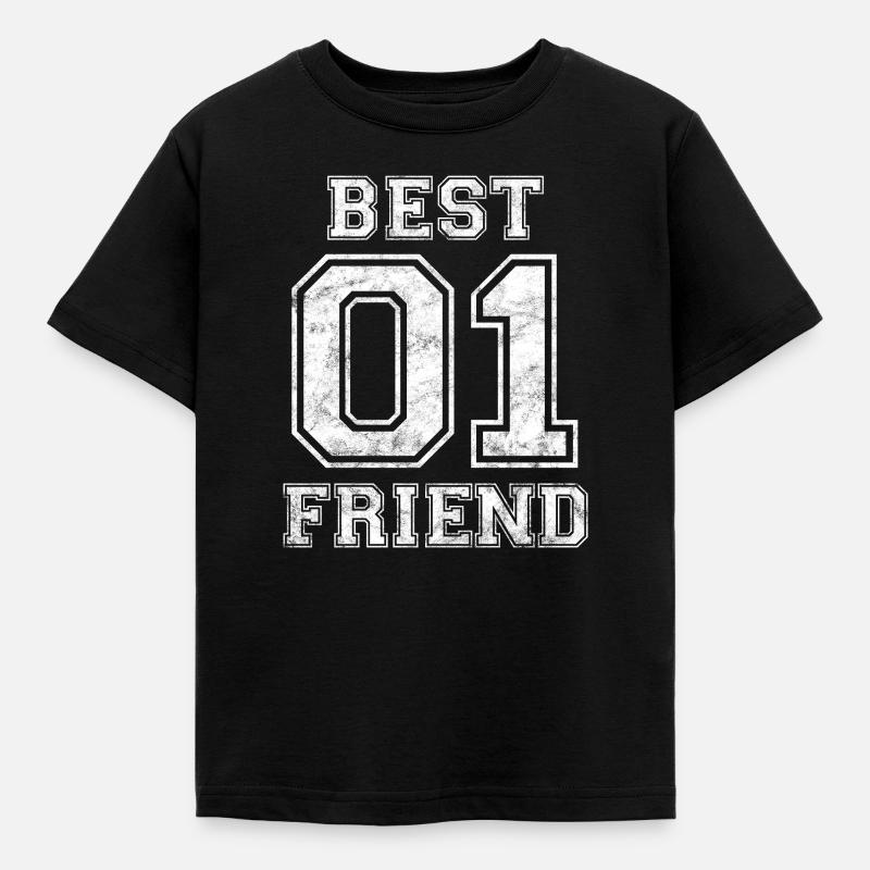 Amitiés - T-shirt Enfant - noir