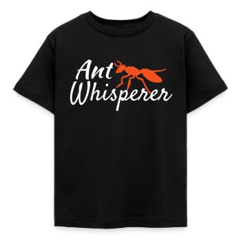 Ameise - Kinder T-Shirt - Schwarz - Vorne - AI Model Kid Female (0cm)