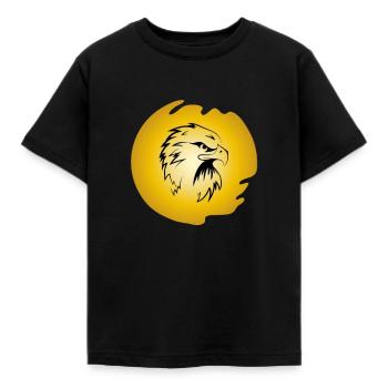 Aigle de l’aigle de poisson aigle de mer Aigle de proie - T-shirt Enfant - noir - Devant - AI Model Kid Female (0cm)