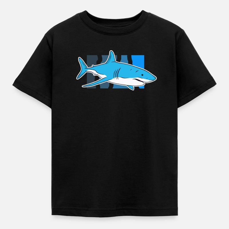 Hai - Kinder T-Shirt - Schwarz