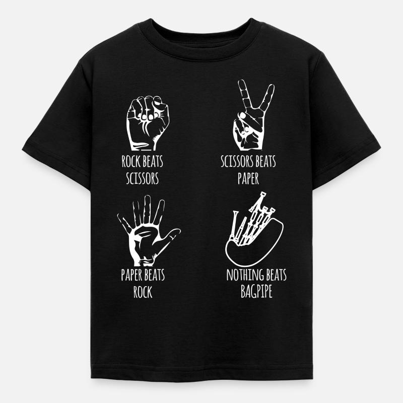 Bagpipe - Bagpipe - Bagpipe Gift - Kids' T-Shirt - black