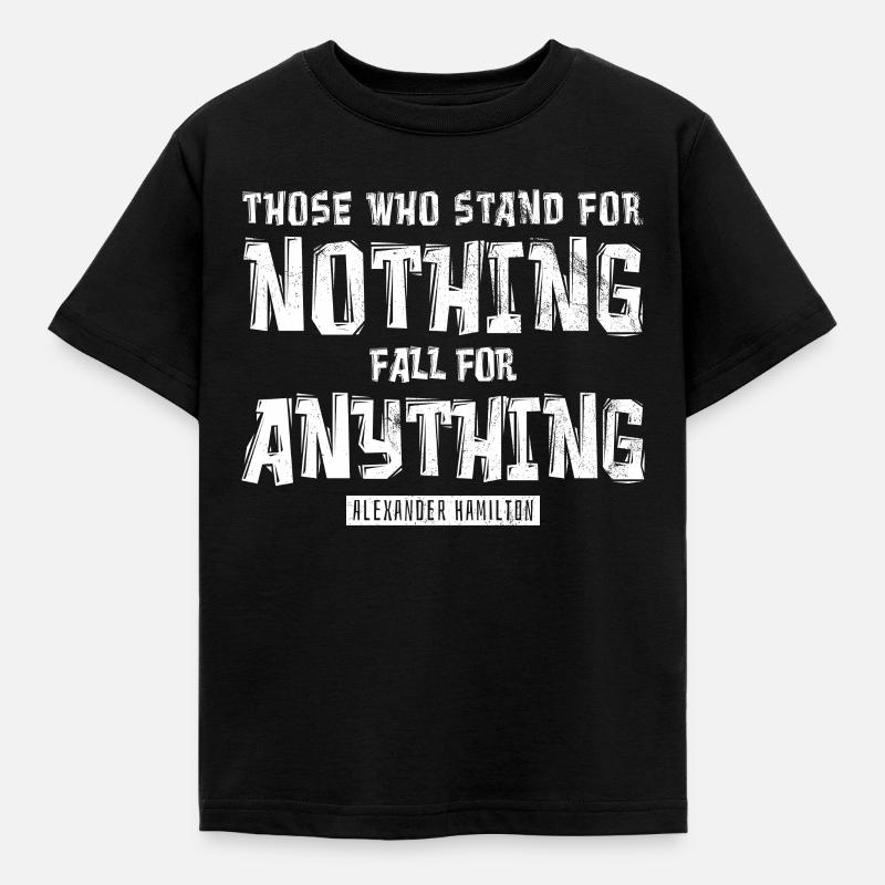 Alexander Hamilton - T-shirt Enfant - noir