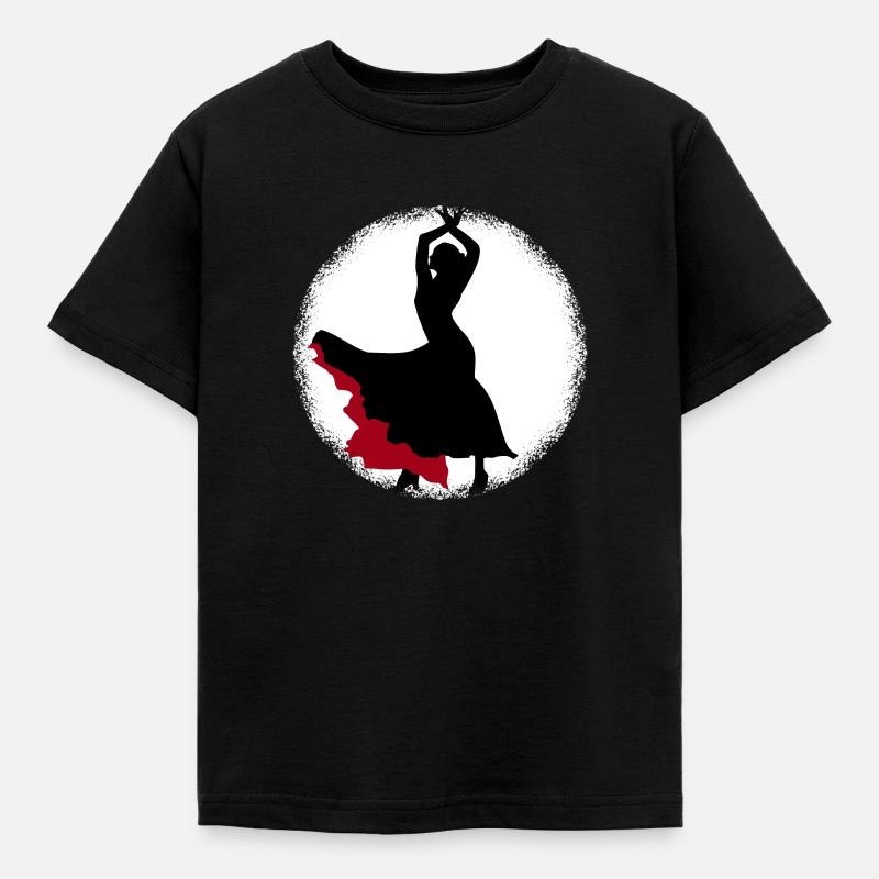 Danseuse de Flamenco - T-shirt Enfant - noir