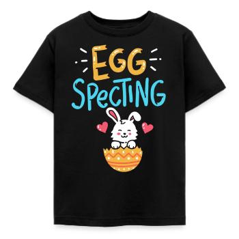 Annonce de la grossesse - T-shirt Enfant - noir - Devant - AI Model Kid Female (0cm)
