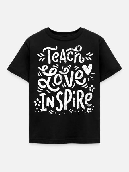 Lehrer - Kinder T-Shirt - Schwarz