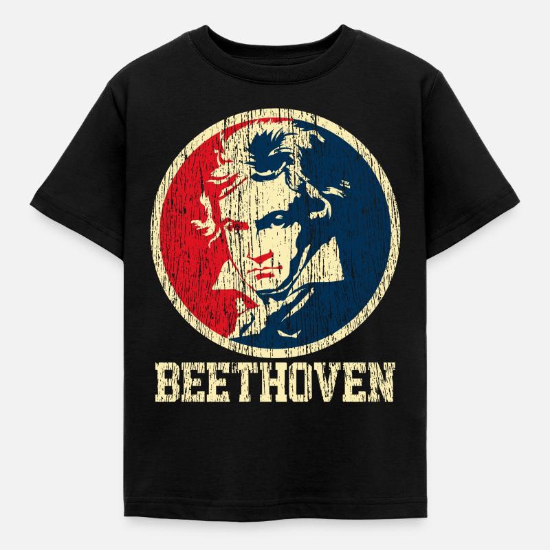 Beethoven - Kinder T-Shirt - Schwarz