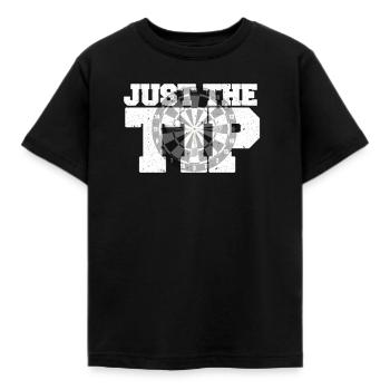 Darts Dartboard Darts Darts Dart Shirt - Kids' T-Shirt - black - Front - AI Model Kid Female (0cm)