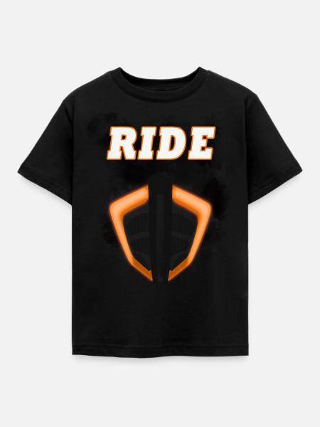 RIDE - Kinder T-Shirt - Schwarz