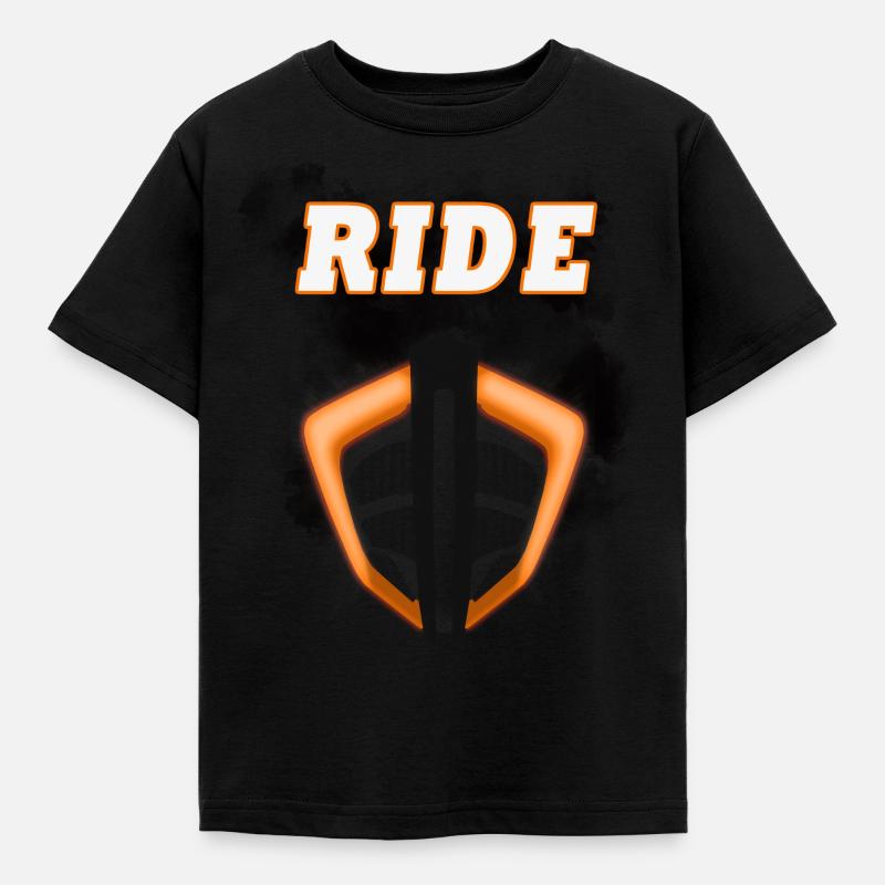 RIDE - Kinder T-Shirt - Schwarz